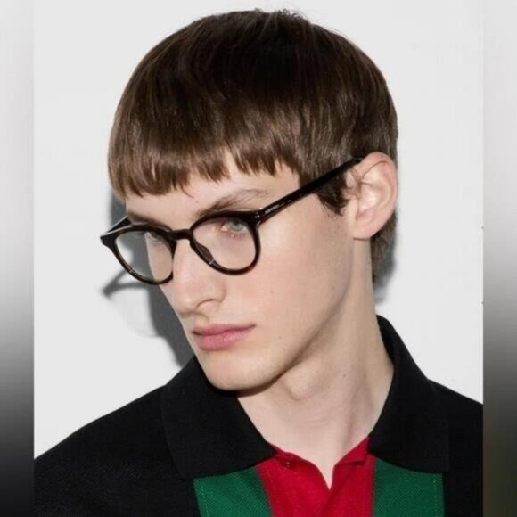 New Original - Gucci GG0827O Eyeglasses Unisex Full Rim Round Optical Frame - Picture 5 of 11